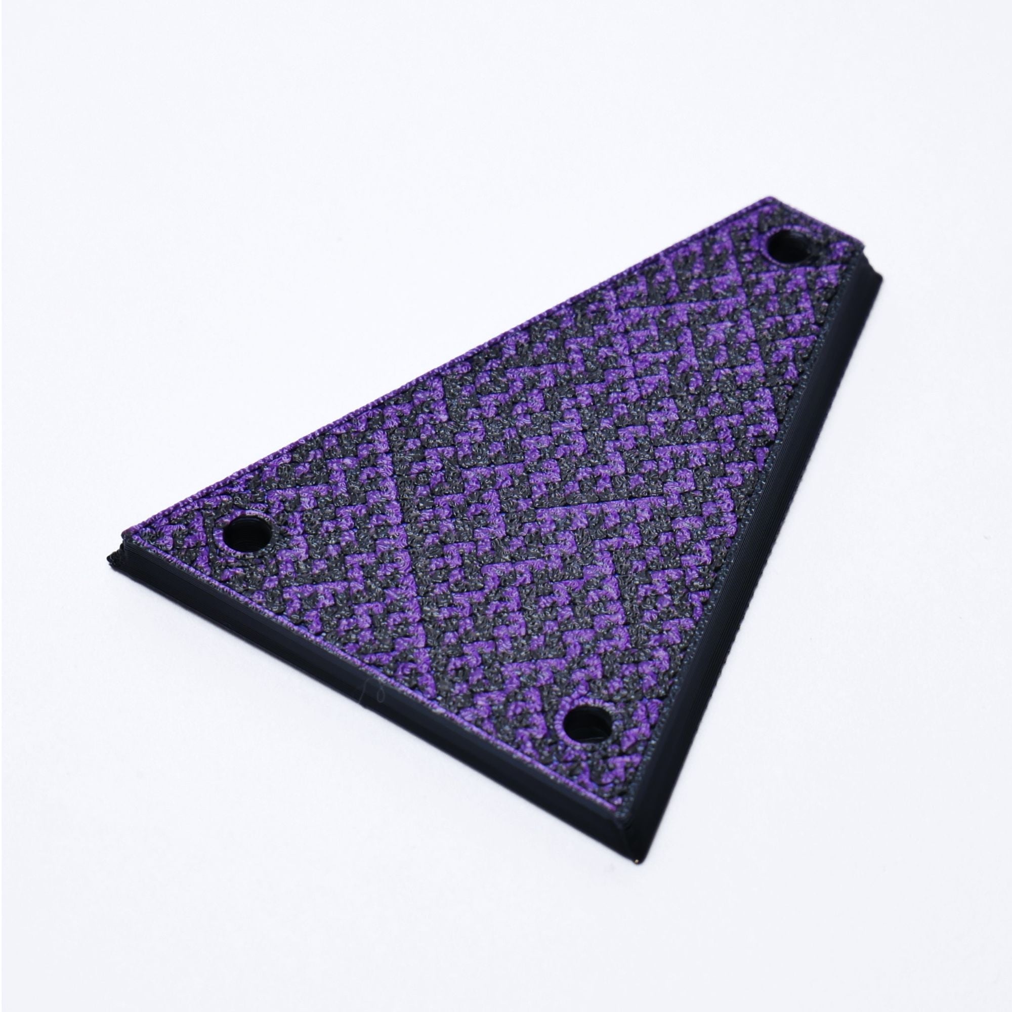 Jackson Truss Rod Cover - Black Amethyst Purple truss rod covers from Ploutone