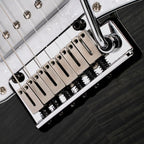 Cort G280 Select Double Cutaway 6-String Electric Guitar - Trans Black - Ploutone