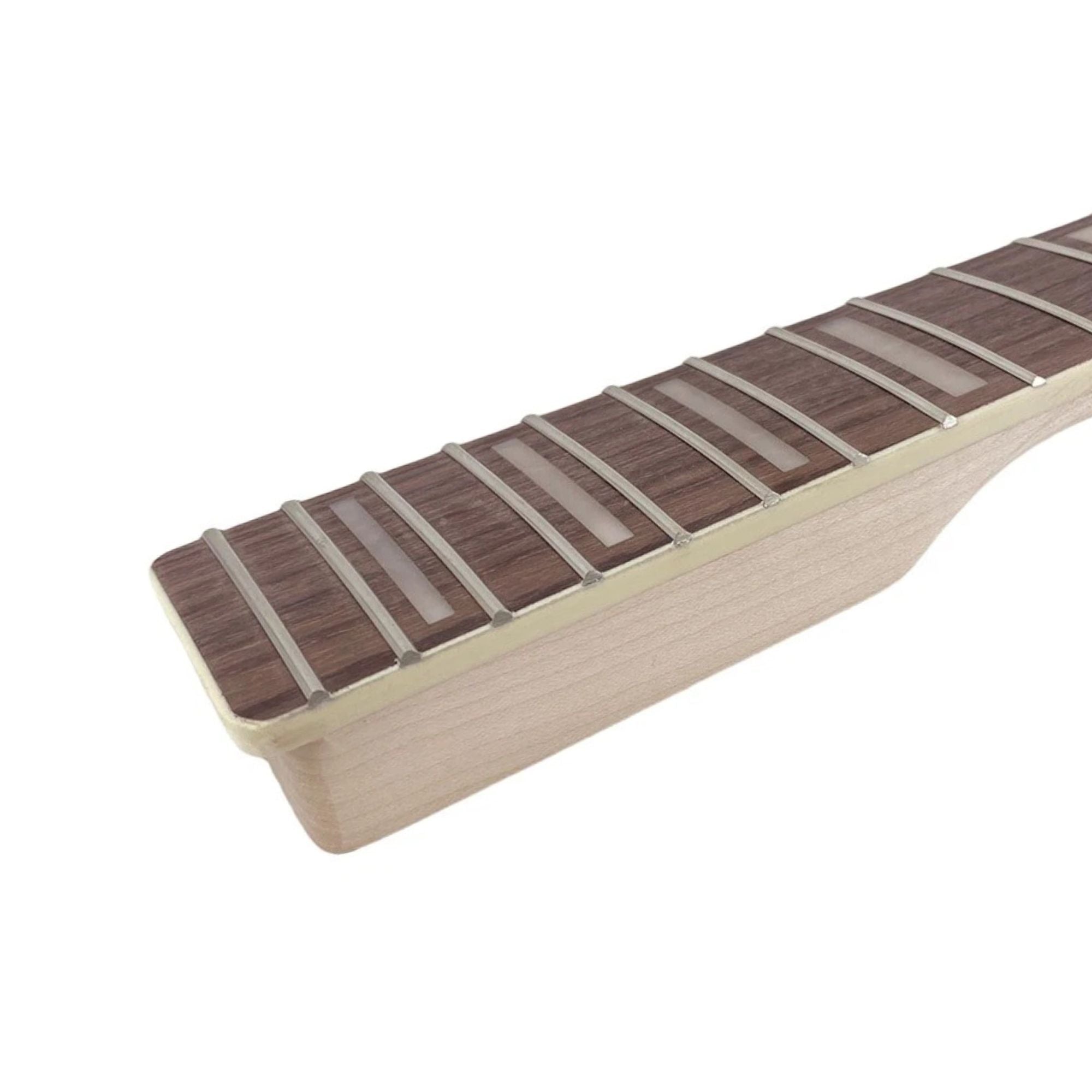 30" Scale, 22 Fret Unfinished Baritone Guitar Neck, Maple & Rosewood - Ploutone