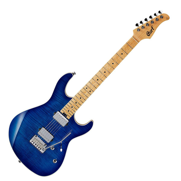 Cort G290 FAT II Double Cutaway 6-String Electric Guitar - Blue Burst - Ploutone