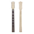 Les Paul/SG Style Bolt-On Unfinished Guitar Neck, Maple & Rosewood with Binding - Ploutone