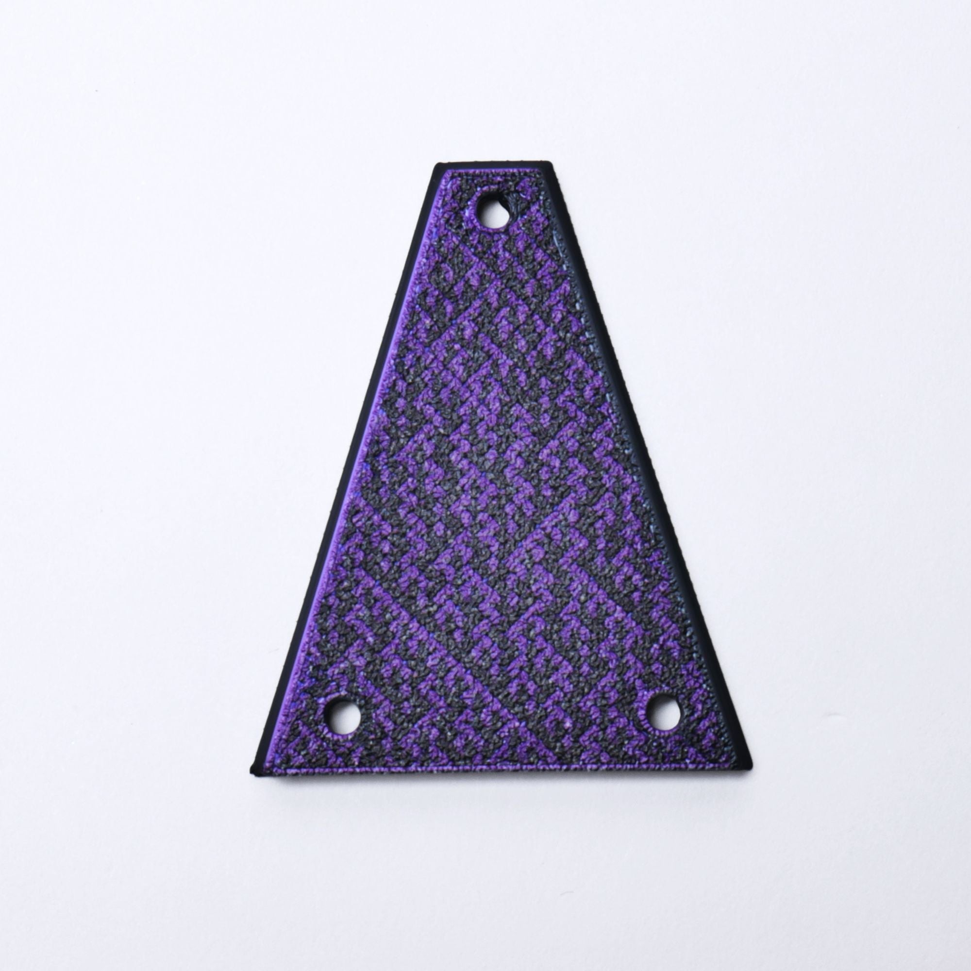 Jackson Truss Rod Cover - Black Amethyst Purple truss rod covers from Ploutone