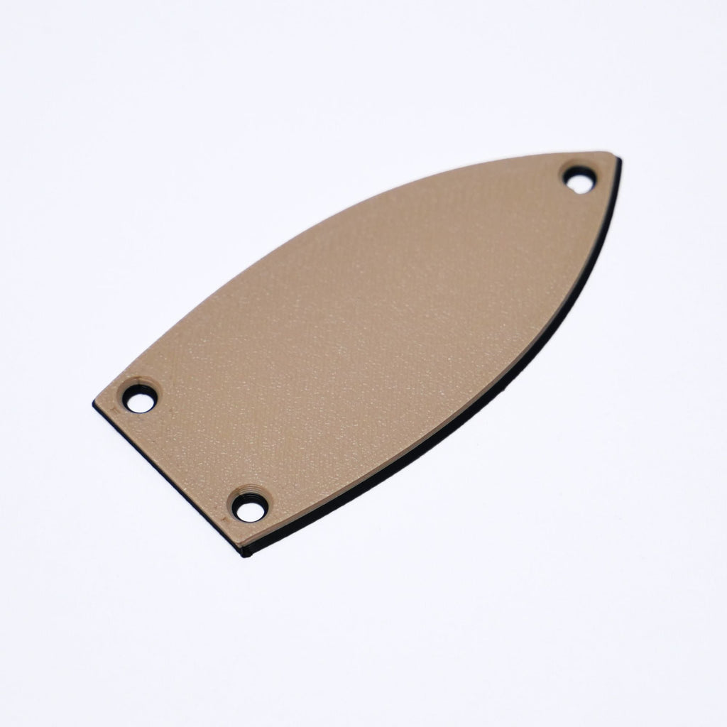 Custom Gretsch 2-Ply Plain Truss Rod Cover - Multiple Colors (Fits Electromatic, Streamliner & Japan Models) Dark Cream - Ploutone