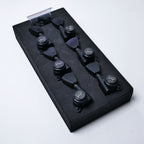 Locking Keystone Tuners 3+3 (Black) – 18:1 – Drop-In for Most Electric/Acoustic Guitars (10mm / 25/64" holes) - Ploutone