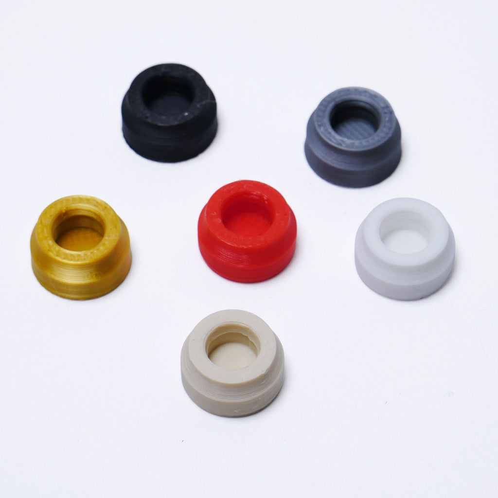 Guitar Tuning Peg Cover Caps, Fit 6mm Tuners (Set of 6) - Multiple Colors - Ploutone