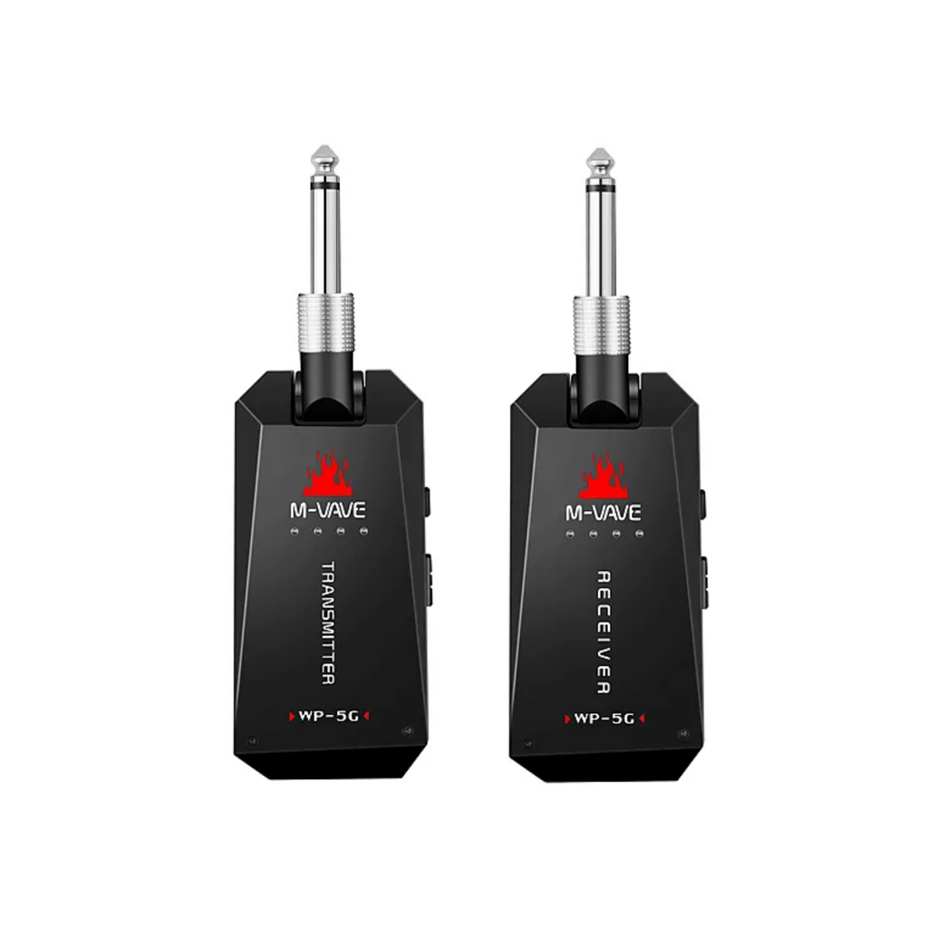 M-VAVE WP-5G 5.8G Rechargeable Wireless Guitar System Transmitter and Receiver - Ploutone