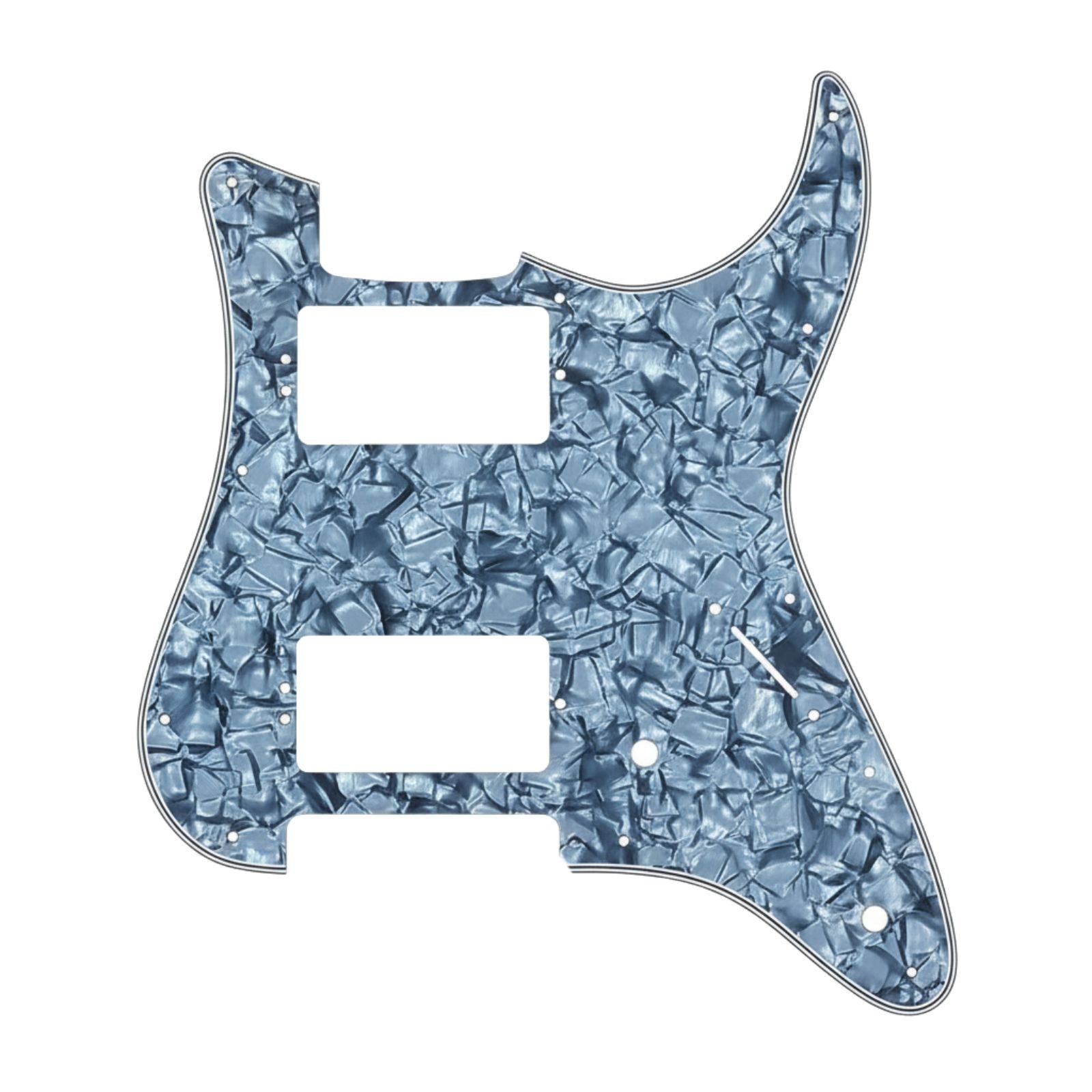 Kiesel Delos HH Pickguard - 15+ Colors 4-Ply Gray Pearl - Ploutone