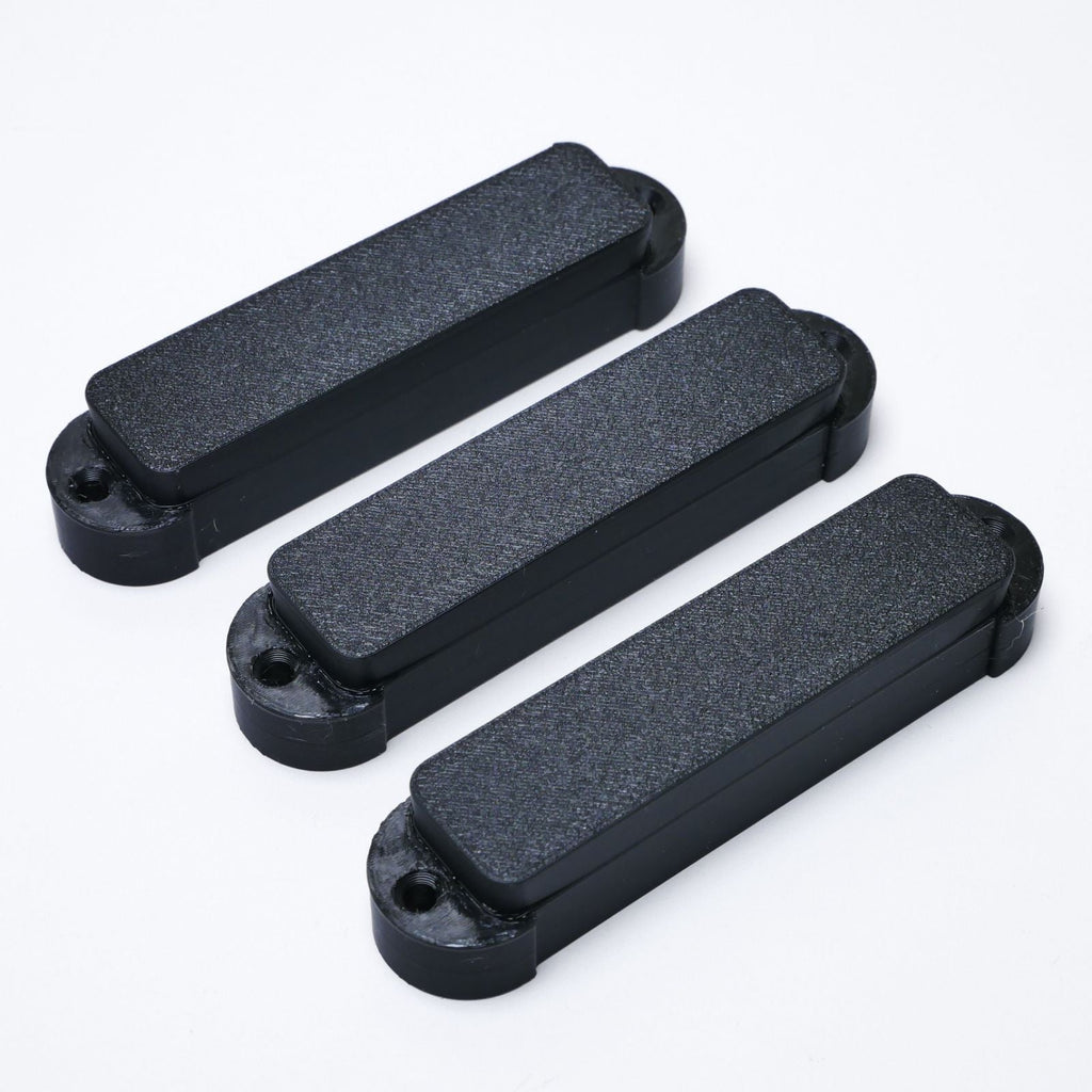 Closed Pickup Covers for Fender Jaguar (No Holes, Pair) - Multiple Colors Pickup Covers from Ploutone