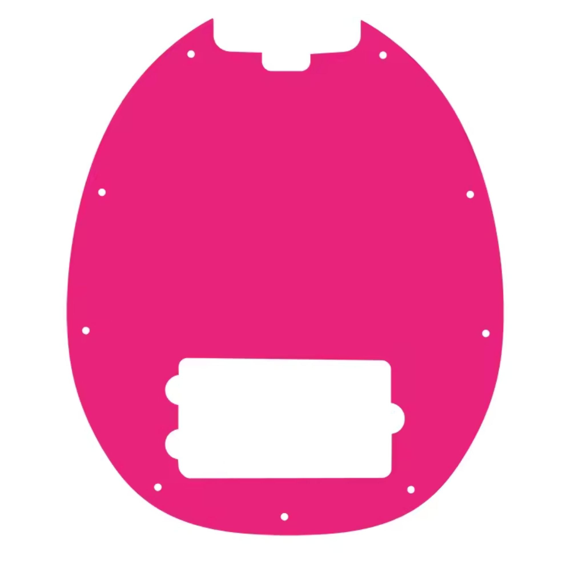 Music Man Stingray 4-String Bass Pickguard - 3-Ply Pink - Ploutone