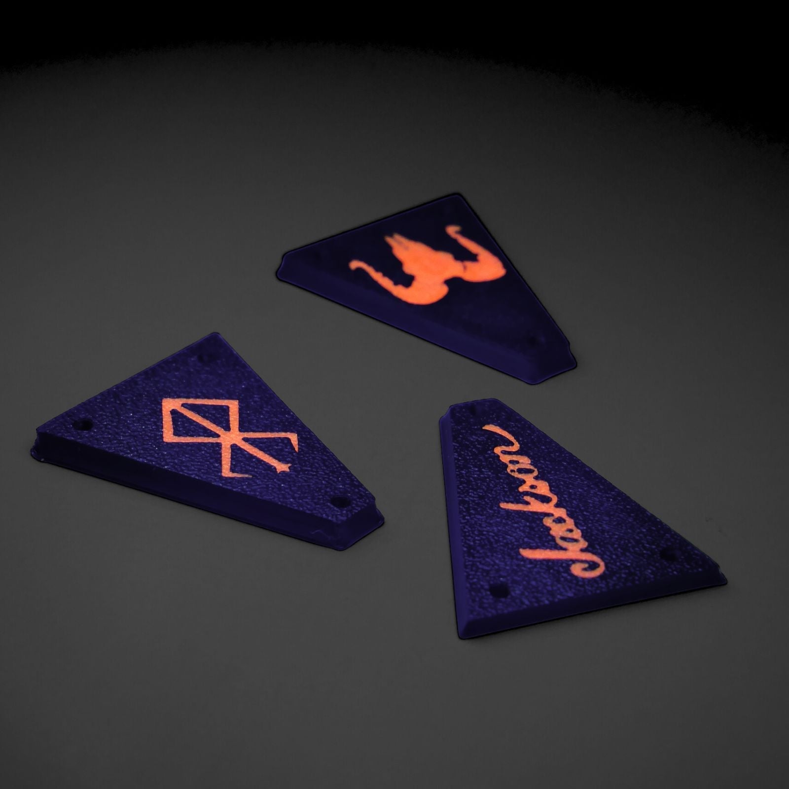 Glow in the Dark Jackson/ Charvel Truss Rod Cover - Ploutone