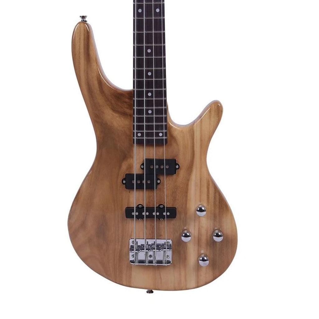 Modern SR-Style 4-String 34" Electric Bass Guitar – Gloss Finish, P/J Pickups, 24 Frets - Ploutone