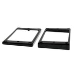 Flat Bottom Humbucker Mounting Pickup Rings Tapered - Black (Neck & Bridge Set) - Ploutone