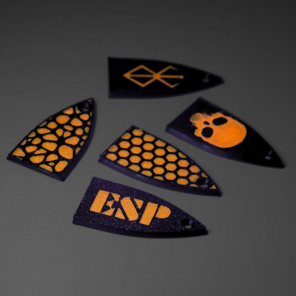 Glow in the Dark ESP & LTD Truss Rod Cover truss rod covers from Ploutone