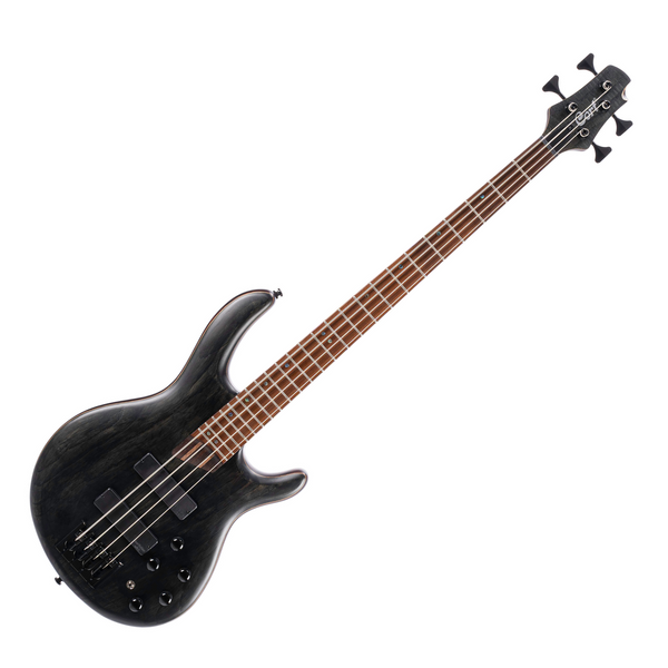 Cort Artisan Series B4 Element 4-String Bass Guitar Open Pore Black - Ploutone