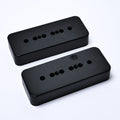 P90 Soapbar Pickup Covers, 50mm Pole Spacing (Set of 2) - Multiple Colors Black - Ploutone