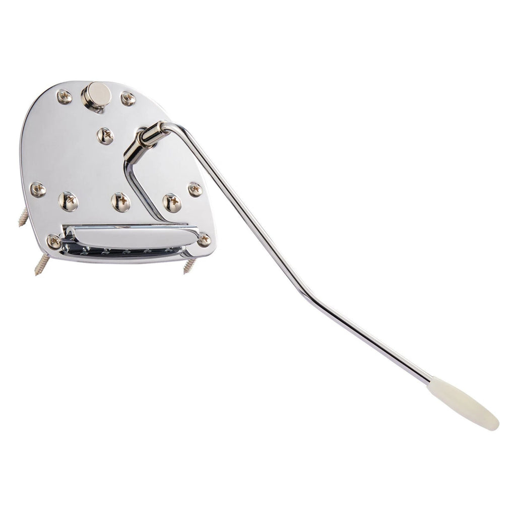 Jaguar / Jazzmaster Style Tremolo Vibrato Assembly with Locking Button - Gold/Chrome - Ploutone