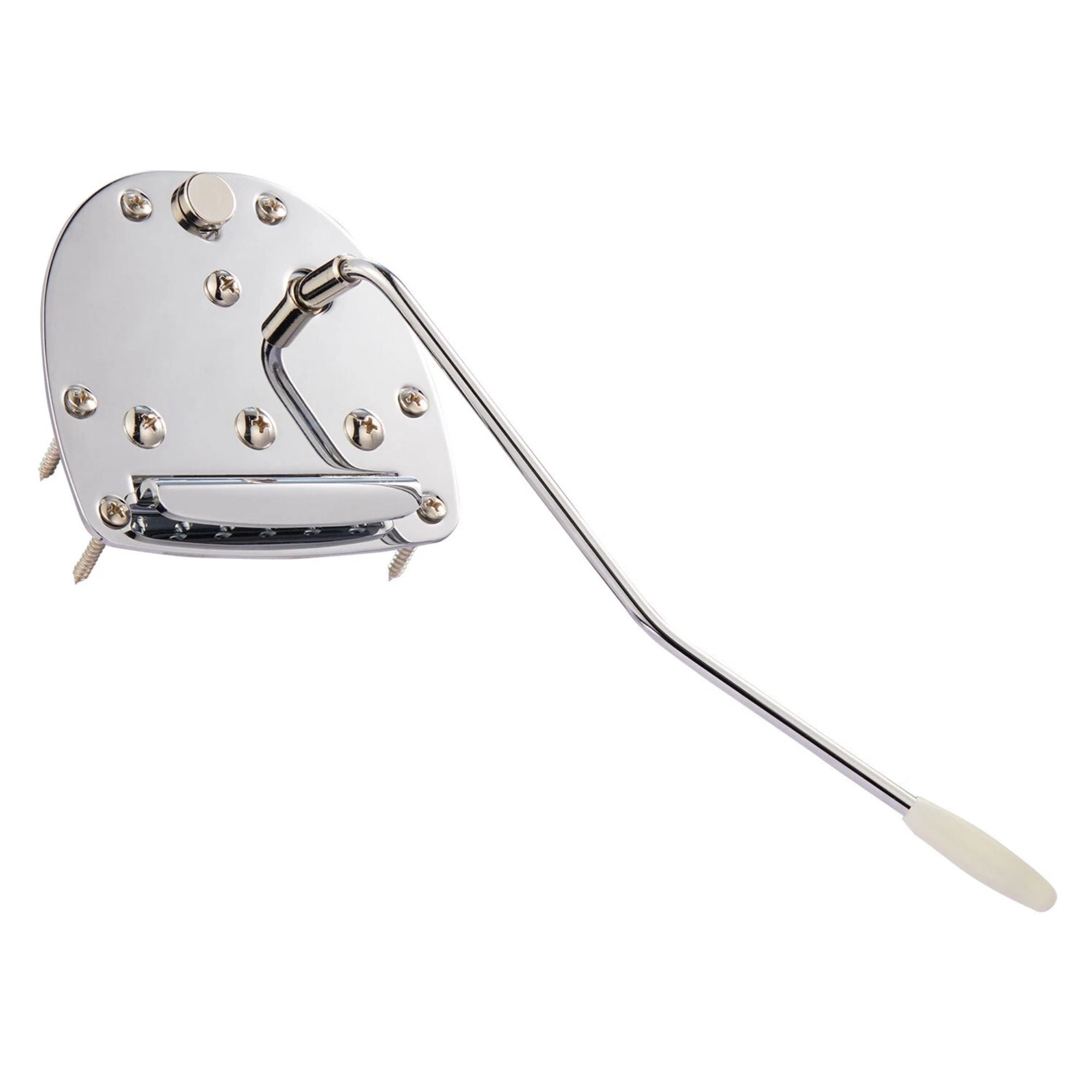 Jaguar / Jazzmaster Style Tremolo Vibrato Assembly with Locking Button - Gold/Chrome - Ploutone