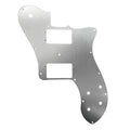 Telecaster Deluxe Pickguard (HH Wide Range Humbuckers) - Brushed Aluminum - Ploutone