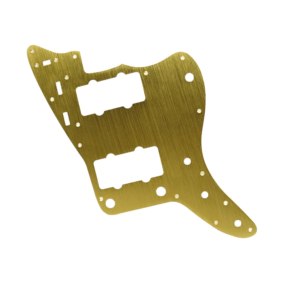 Jazzmaster Pickguard 13-Hole - Gold Aluminum Pickguards from Ploutone