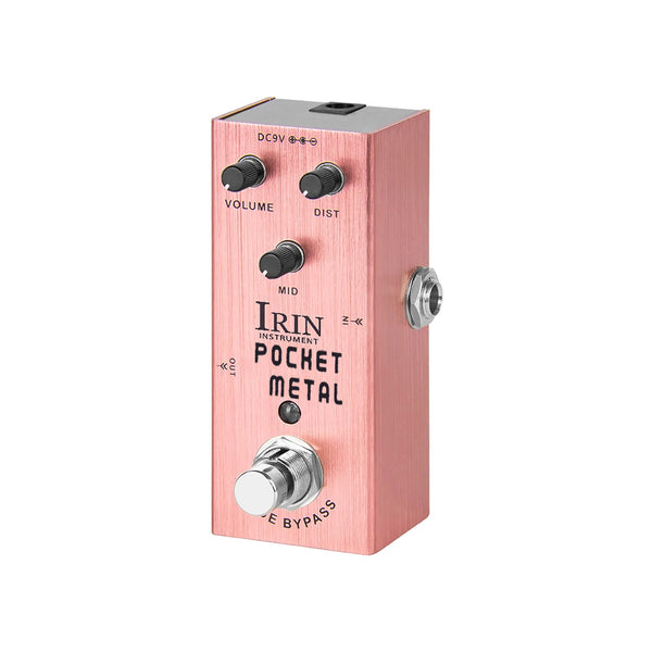 IRIN Pocket Metal Distortion Guitar Pedal Guitar Effect Pedal from Ploutone