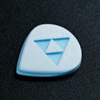 Opus Jari VALKORE™ - Triforce Glow in the Dark Handmade Guitar Pick - Ploutone