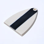 Custom PRS SE Truss Rod Cover – Racing Stripe Cream & Black - Ploutone
