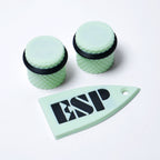 ESP Truss Rod Cover for ESP & LTD & Matching Knobs Set - Seafoam Green & Black - Ploutone