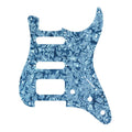 Fender Stratocaster HSS Pickguard (Open Humbucker) - 3-Ply Gray Pearl Pickguards from Ploutone