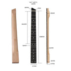 24 Fret Headless Guitar Neck - Maple with Artificial Rosewood Fretboard - Ploutone