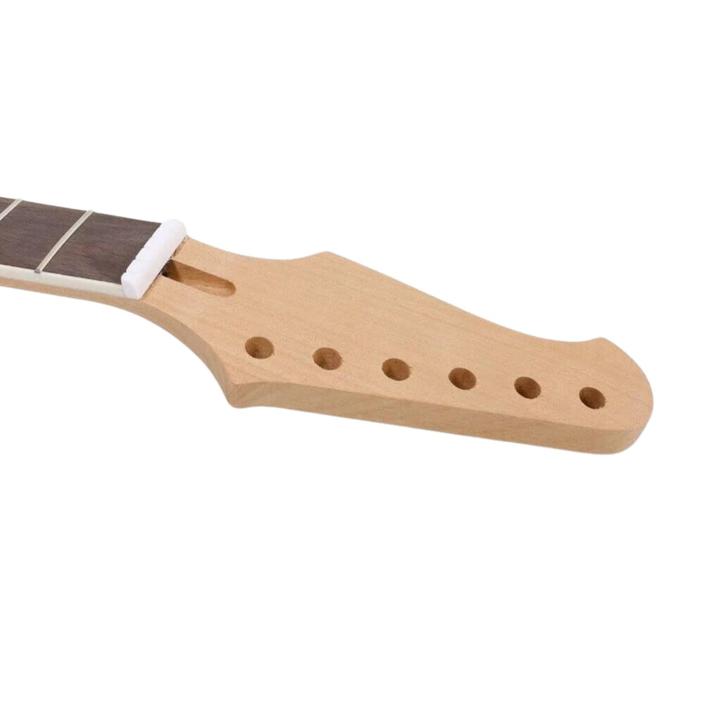 Reverse Headstock, 24.75" Scale Guitar Neck, Mahogany & Rosewood - Ploutone
