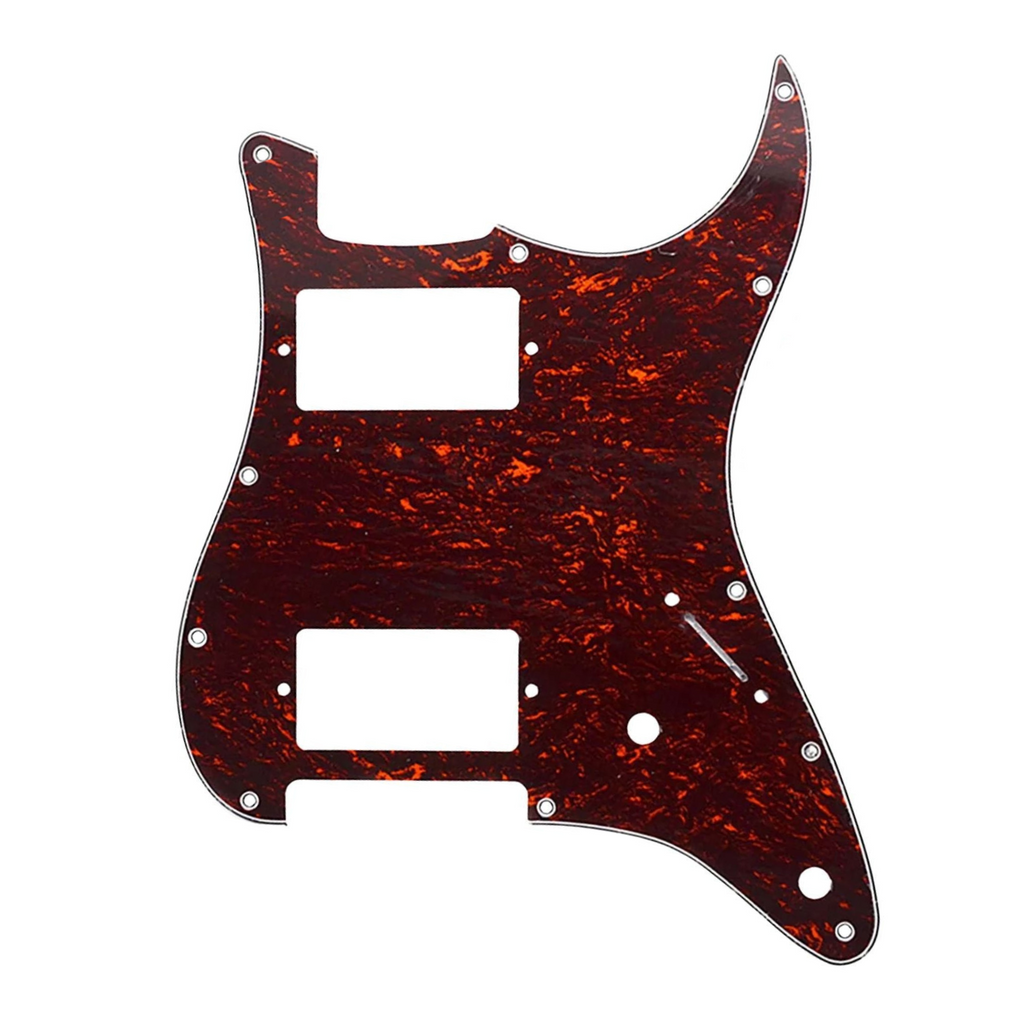 HH Stratocaster Pickguard - Red Tortoise