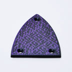 Custom BC Rich Truss Rod Cover – Black Amethyst Purple truss rod covers from Ploutone