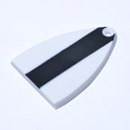Custom PRS SE Truss Rod Cover – Racing Stripe White & Black - Ploutone