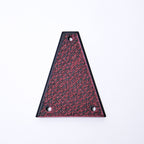 Jackson Truss Rod Cover - Black & Red Magma - Ploutone