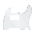 8-Hole HH/ SH Humbucker Telecaster Pickguard - 3-Ply White - Ploutone