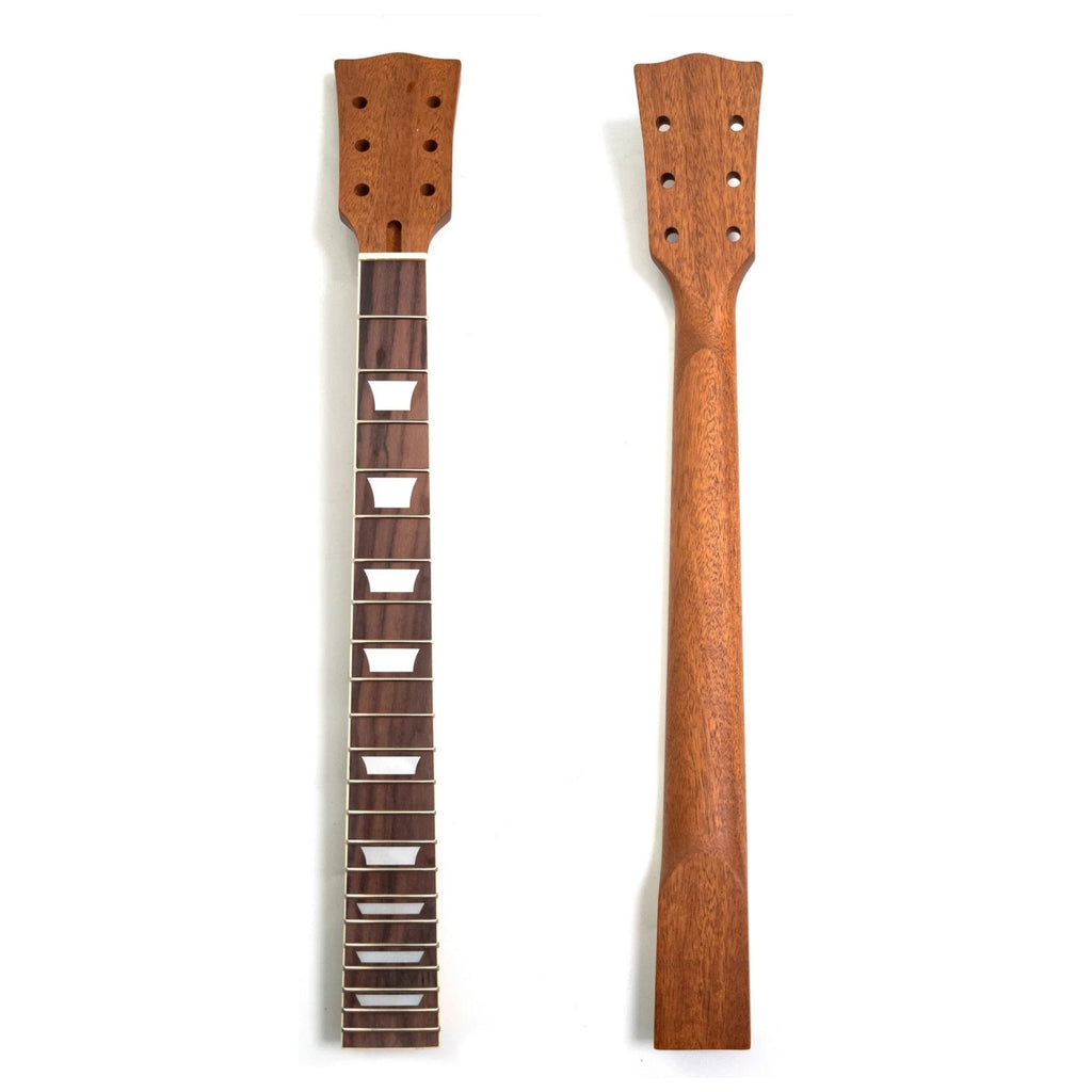Les Paul-Style Guitar Neck, Mahogany & Rosewood Fretboard, 14-Inch Radius - Ploutone