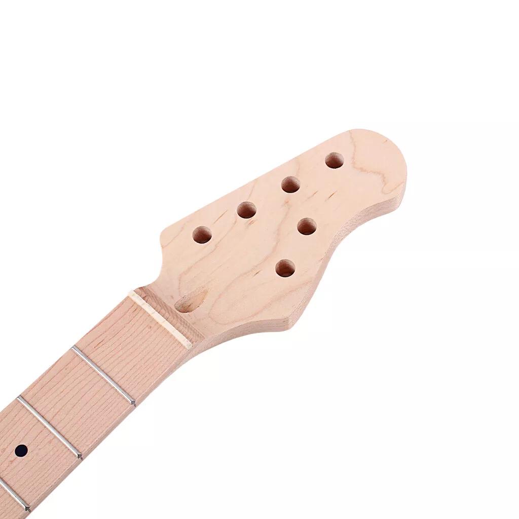 Ernie Ball Style Guitar Neck, 4x2 Headstock, Canadian Maple - Ploutone