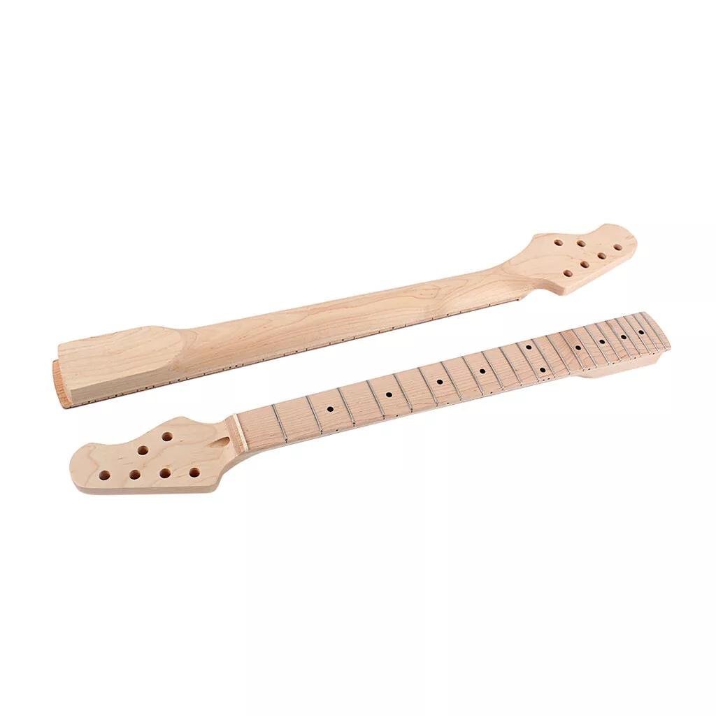 Ernie Ball Style Guitar Neck, 4x2 Headstock, Canadian Maple - Ploutone