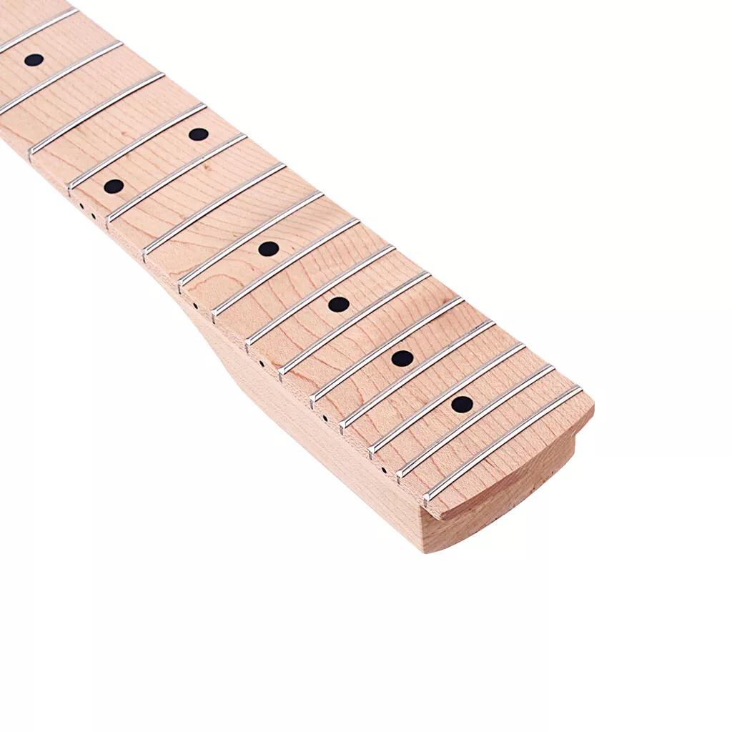 Ernie Ball Style Guitar Neck, 4x2 Headstock, Canadian Maple - Ploutone