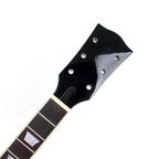 Black Gloss Les Paul-Style Guitar Neck, 22 Fret, Maple & Rosewood Fretboard - Ploutone