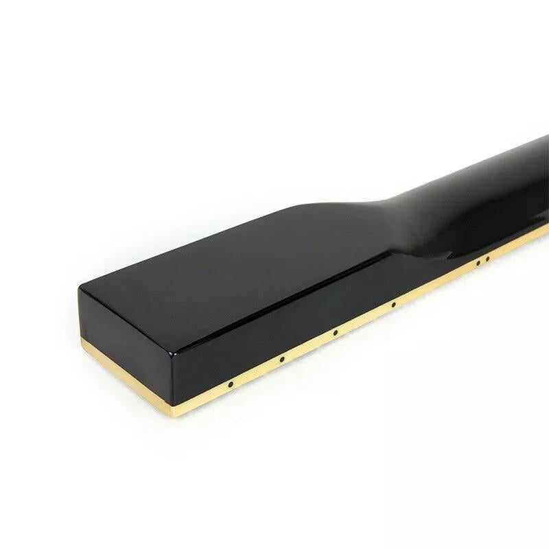 Black Gloss Les Paul-Style Guitar Neck, 22 Fret, Maple & Rosewood Fretboard - Ploutone
