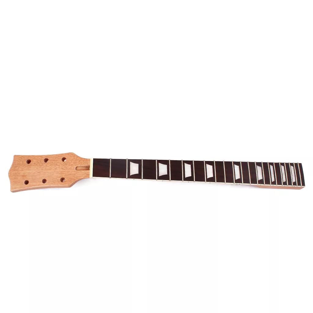 Les Paul-Style Guitar Neck, 22 Fret, Maple & Mahogany Fretboard - Ploutone