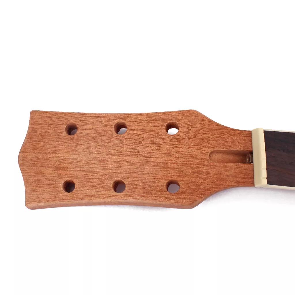 Les Paul-Style Guitar Neck, 22 Fret, Maple & Mahogany Fretboard - Ploutone