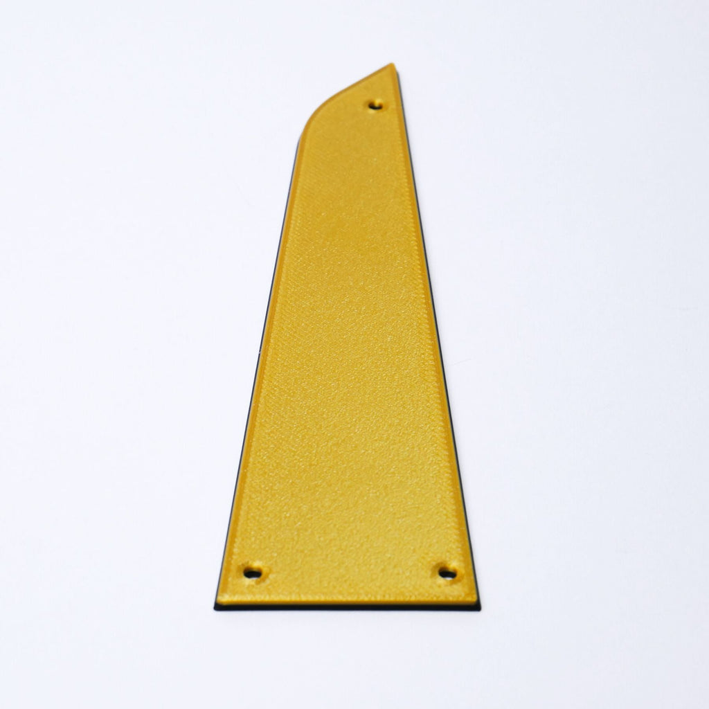 Custom Rickenbacker Truss Rod Cover - Multiple Colors Gold & Black - Ploutone
