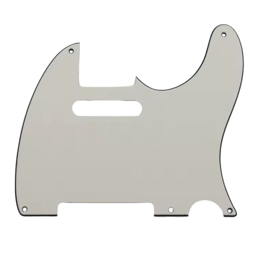 5-Hole Telecaster Pickguard - 3-Ply Parchment - Ploutone