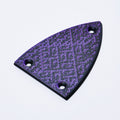 Custom BC Rich Truss Rod Cover – Black Amethyst Purple truss rod covers from Ploutone