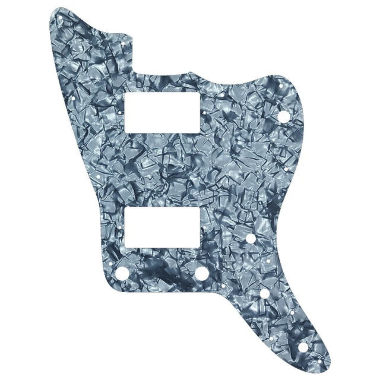 MIJ Jazzmaster PAF Pickguard (No Upper Controls) - 3-Ply Gray Pearl - Ploutone