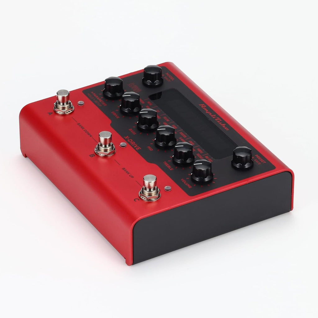 IK Multimedia AmpliTube X-DRIVE Distortion pedal, All-time distortion,  overdrive, fuzz, compressor and more with onboard cabinet emulation