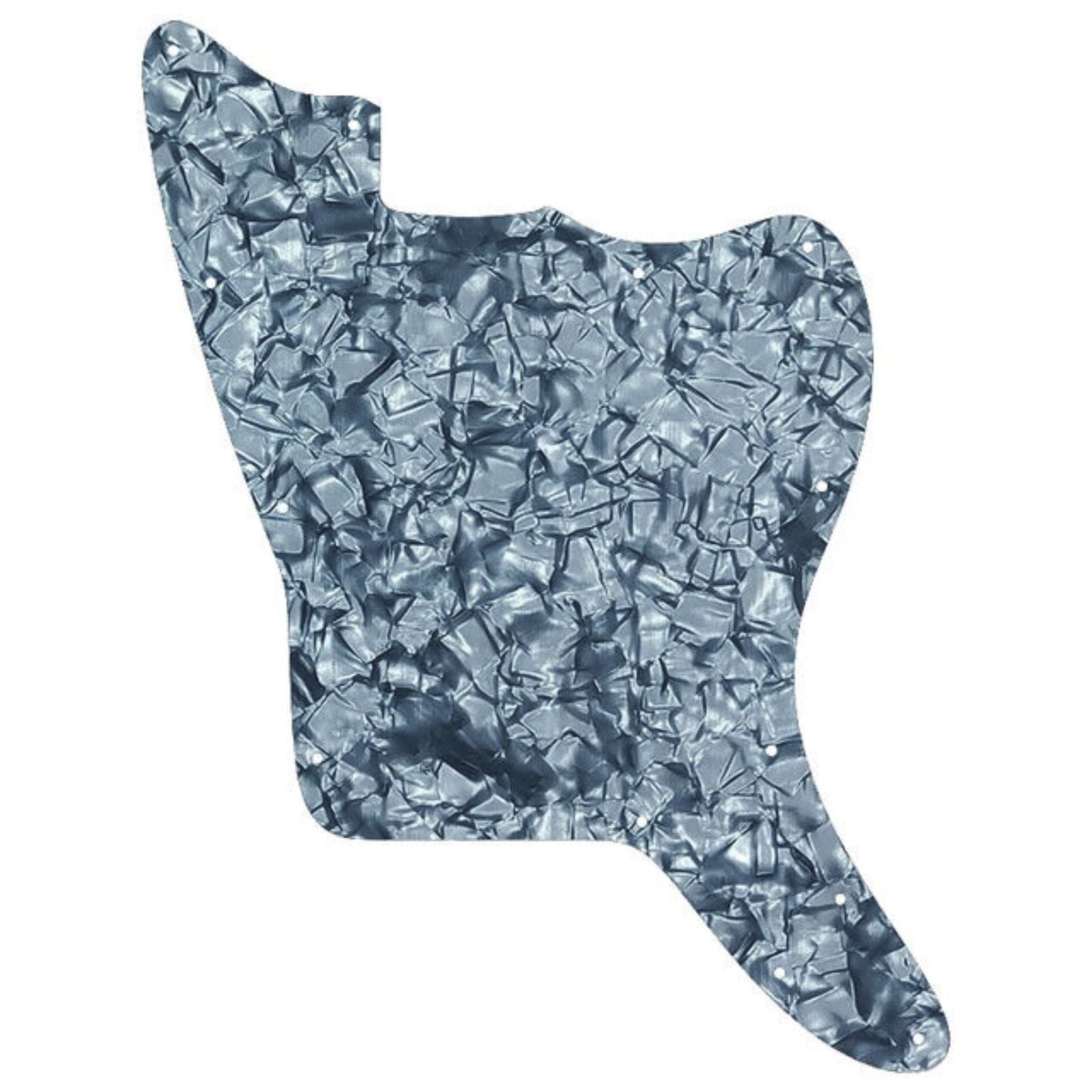 Jazzmaster Pickguard Blank 13-Hole - 3-Ply Gray Pearl - Ploutone