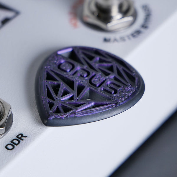 Opus Magnus Onyx VALKORE™ - Amythest Series Handmade Guitar Pick Guitar Picks from Ploutone